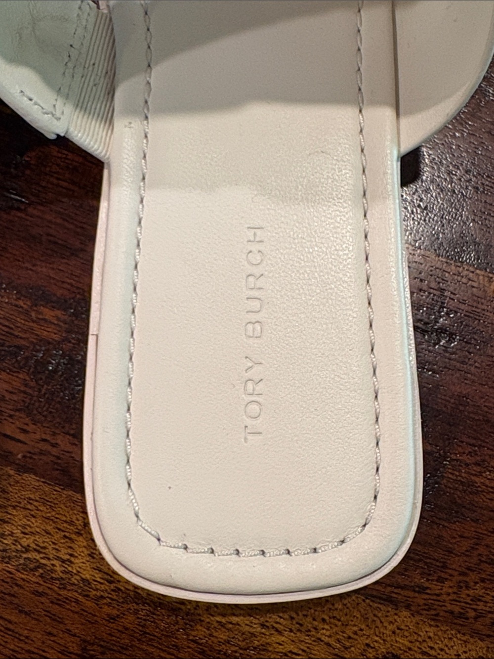 Tory Burch White Leather Georgia Sandals size 8 - Picture 4 of 9